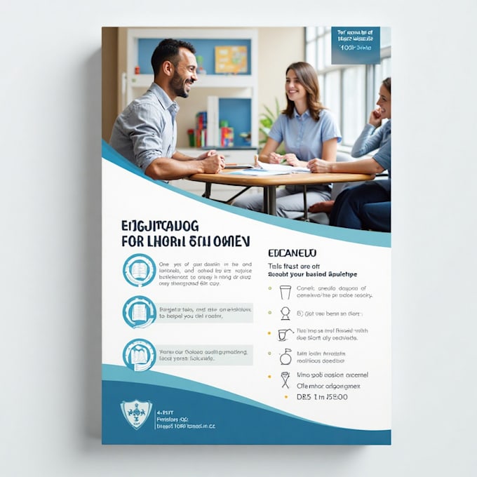 design professional flyer, bi fold, tri fold