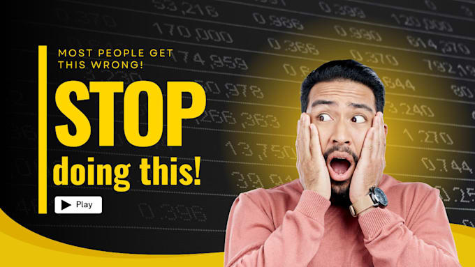 design eye catching youtube thumbnail in 2 hours