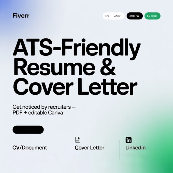 design a modern ats friendly resume that gets interviews