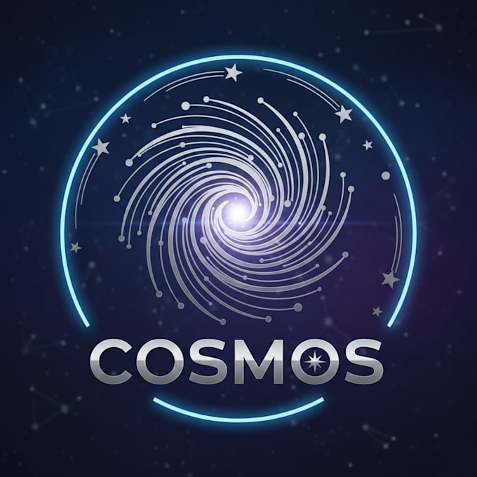 design a stunning galaxy logo for your brand