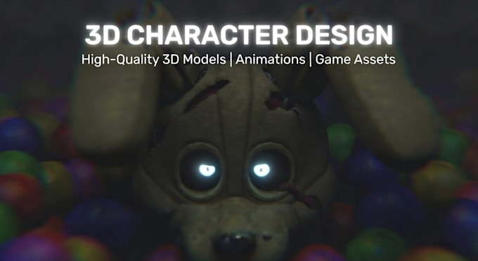 make custom 3d characters or animatronics for your game