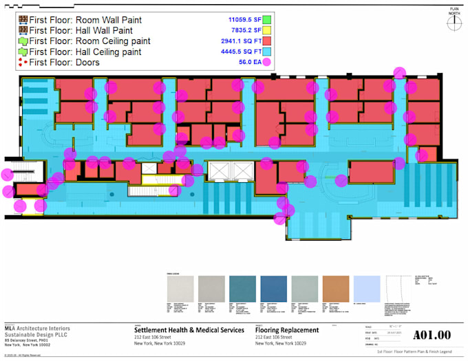 do flooring takeoff and cost estimation for bidder