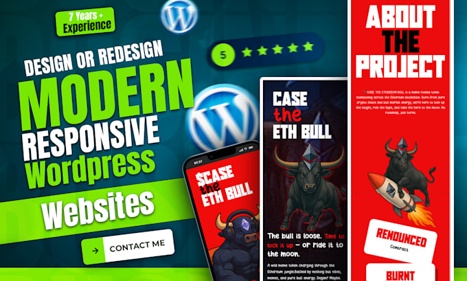 revamp wordpress redesign and clone website