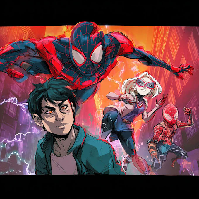 comic book illustration with comic book illustrator