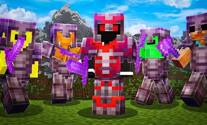 hytale texture 3d model mc model minecraft character animation blockbench anime