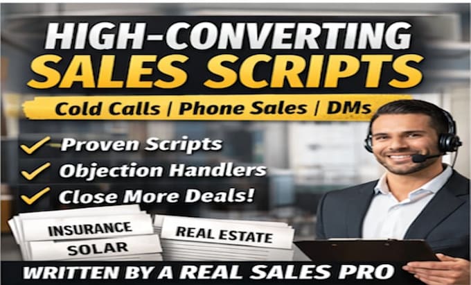 write a high converting cold call or sales script