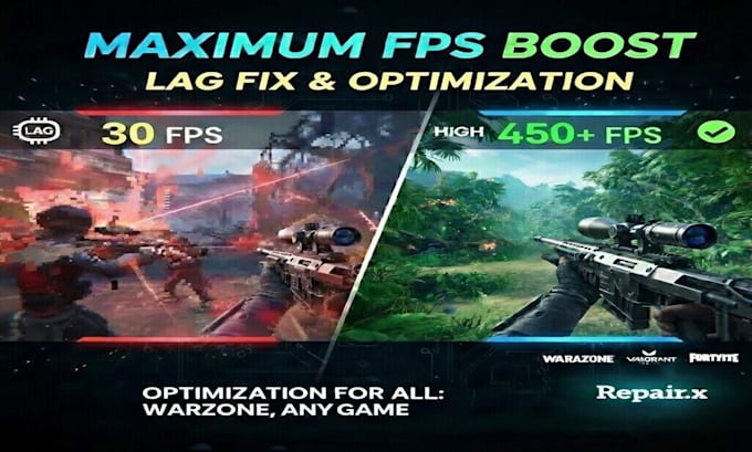 optimize your PC for gaming, boost fps, fix lag, and stutter
