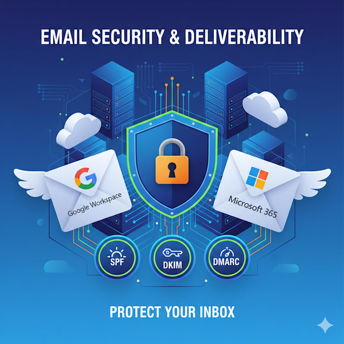 fix email deliverability and setup google and microsoft 365