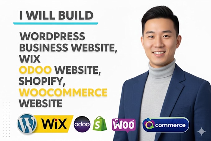 design oodo ecommerce website wordpress website looka website woocormmerce