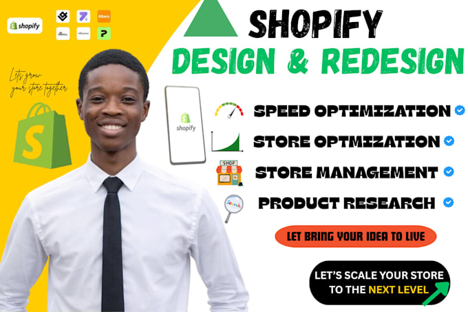 build shopify store or shopify dropshipping website