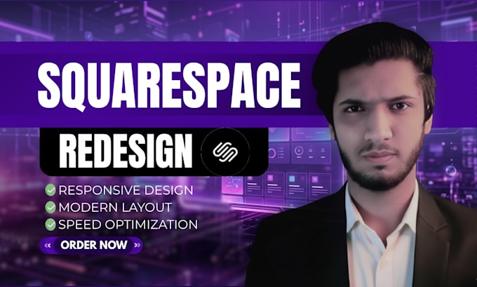 design or redesign your modern squarespace website
