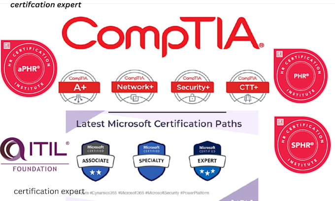 help you get comptia microsoft itil hcri phr aphr sphr and aws