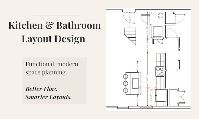 redesign your kitchen or bathroom layout
