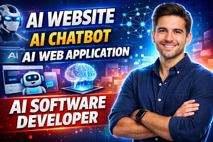 create ai website, ai chatbot, ai web aplication, ai software developer