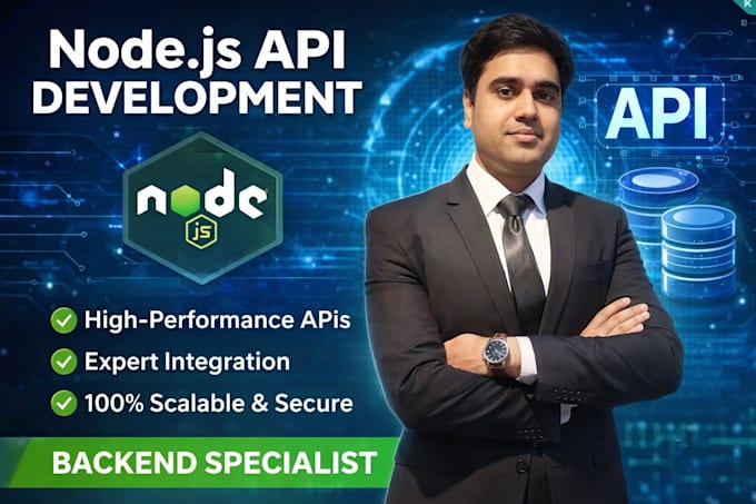 develop professional nodejs backend and restful apis