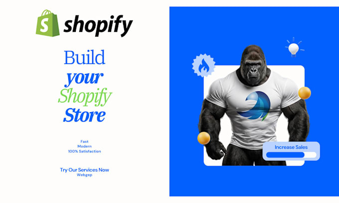create a professional shopify store and dropshipping store