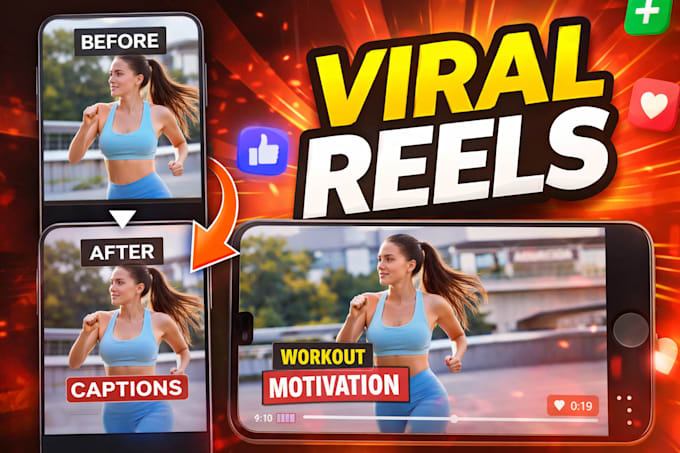 edit fitness reels for coaches with captions and hooks