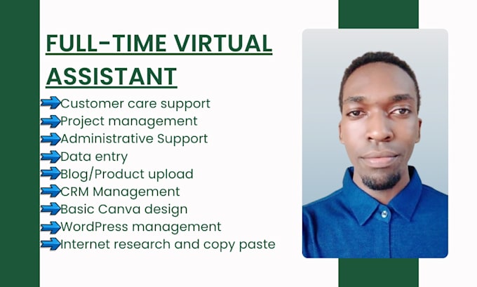 be your executive virtual assistant for business support and personal tasks