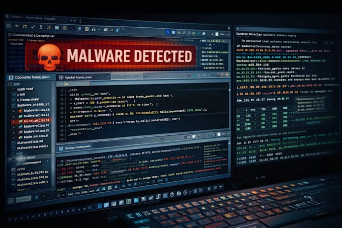 analyze malware, suspicious files, and malicious software