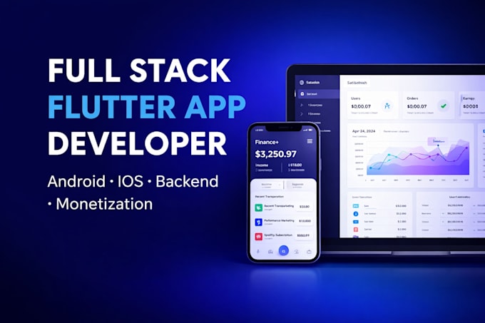 Develop your professional flutter mobile app with backend integration ...