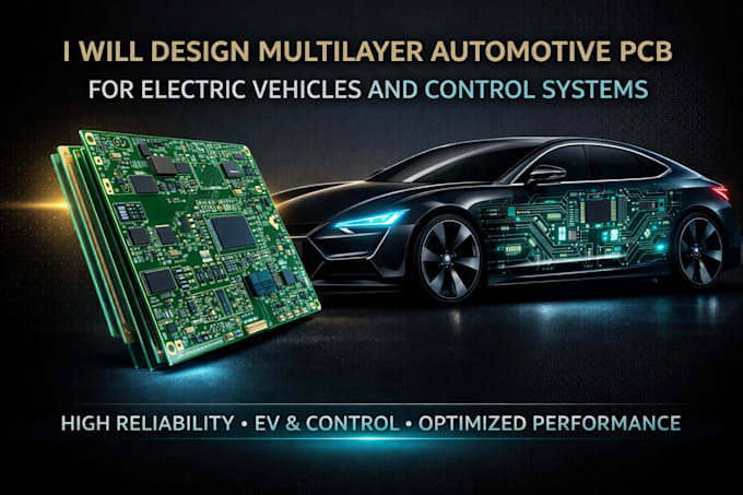 design multilayer automotive pcb for electric vehicles and control systems