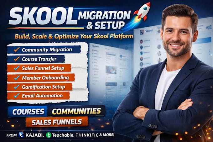 migrate your skool community transfer online course and set up sales funnel