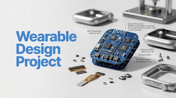 bluetooth ble wearable device pcb for ai, ar glasses, smart ring medical product
