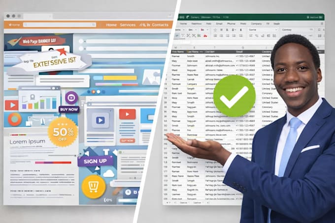 scrape product, business, or leads data to excel or CSV