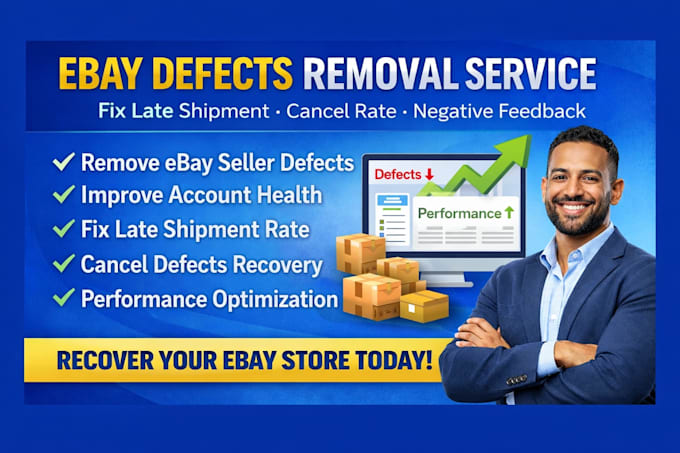 remove ebay store defects and improve your seller metrics fast