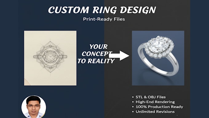 do minimalist and modern ring designs 3d realistic rendering