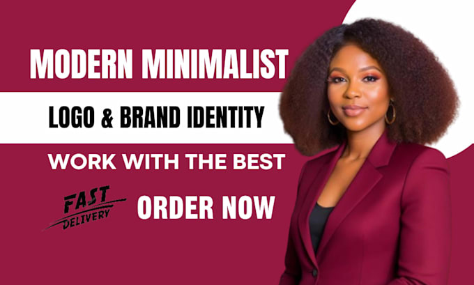 Design a modern minimalist brand identity and logo for your business by ...