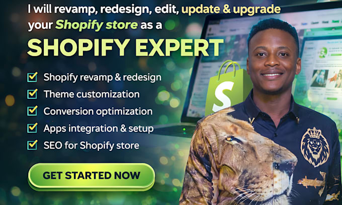 Revamp, redesign, edit, update and upgrade you shopify store by ...