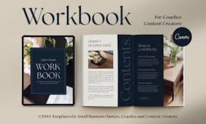 create branded canva workbooks for high ticket coaching programs