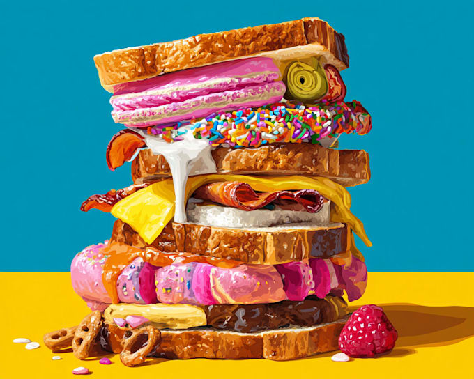 design a  pop art poster for you