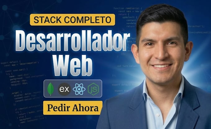 desarrollar tu sitio web full stack profesional a medida con mern