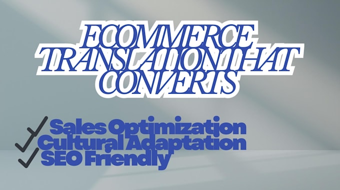 translate and optimize your ecommerce content for more sales