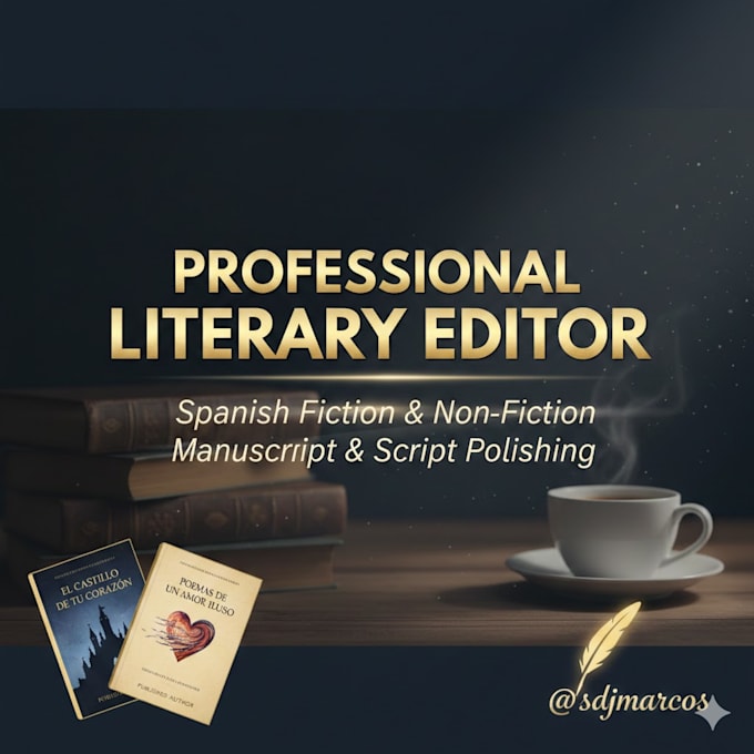 professional spanish literature and script editor
