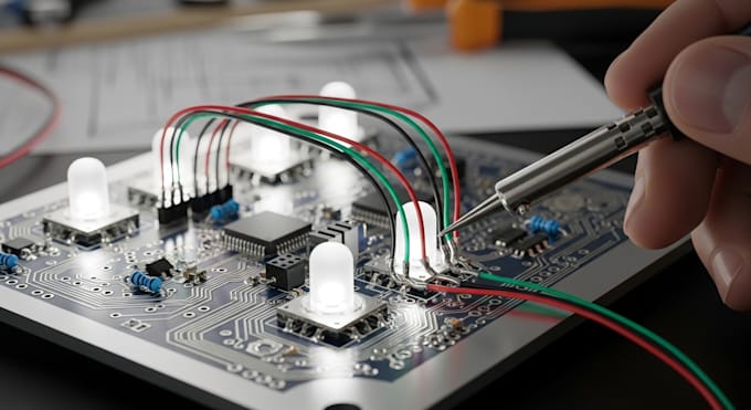create custom led pcb for lighting, display, and drivers