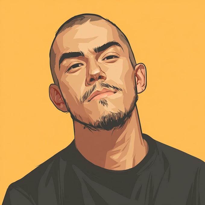 draw amazing vector cartoon portrait
