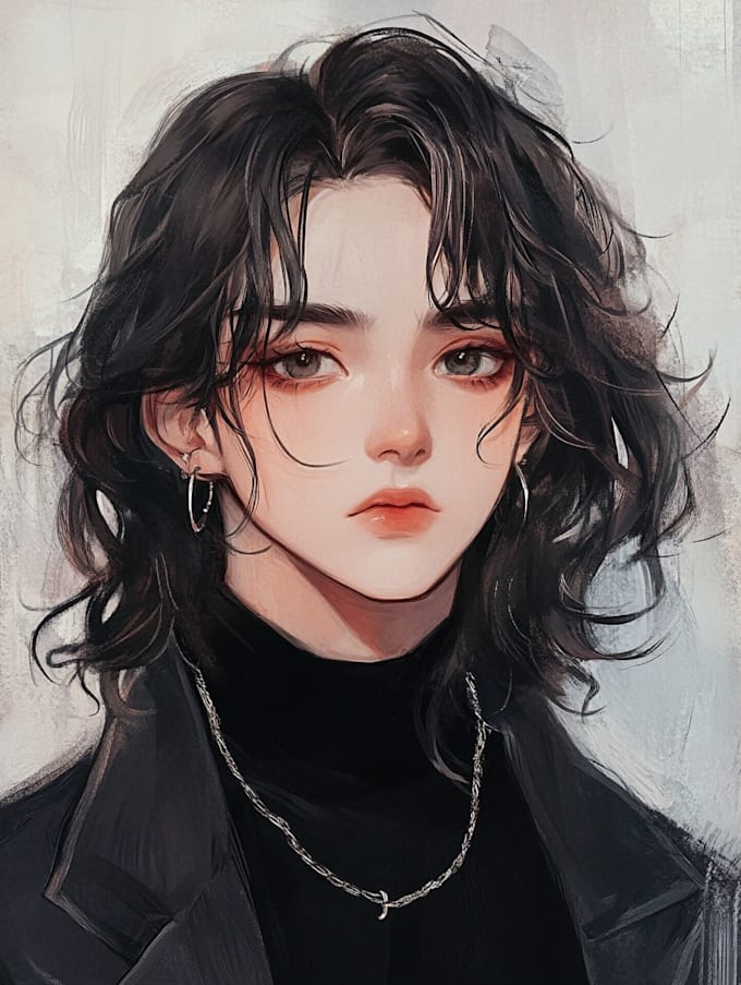 any character in anime style