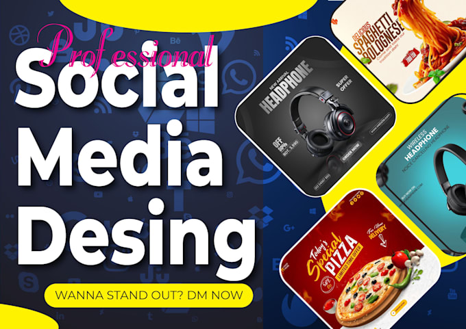 do social media post desing, facebook ad desing, meta ads desing
