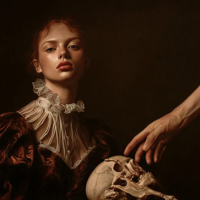 paint baroque inspired art in realism