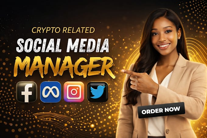 be your web3 token nft crypto social media manager for twitter x instagram teleg