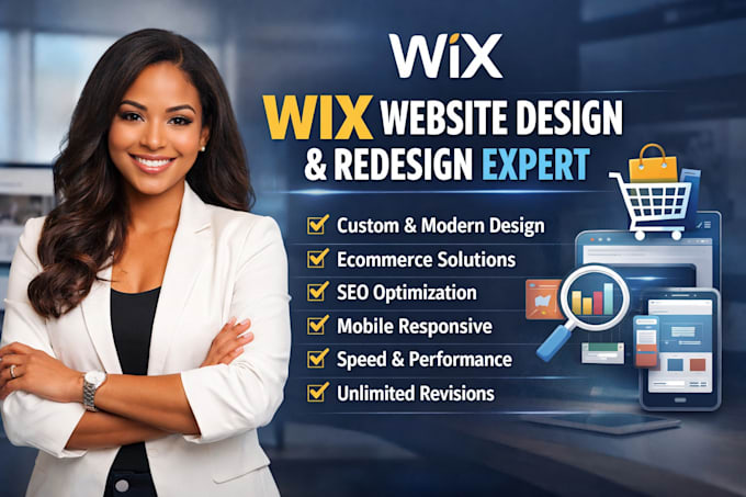 create wix website design and redesign wix website wix website design