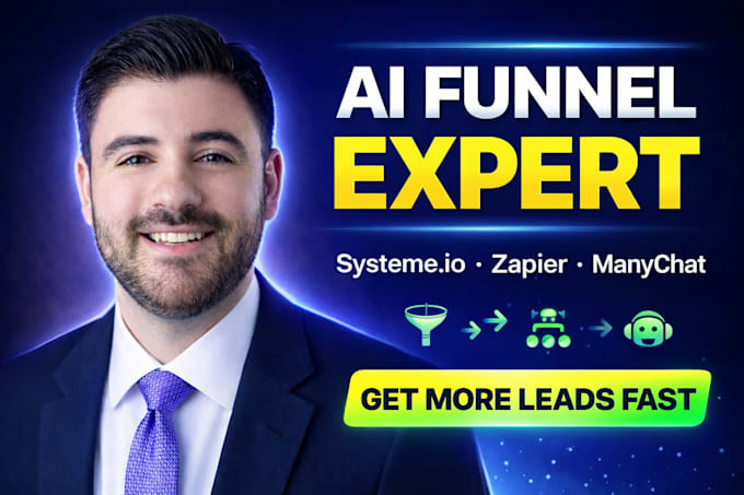 create a high converting ai funnel with system io zapier and manychat ai chatbot