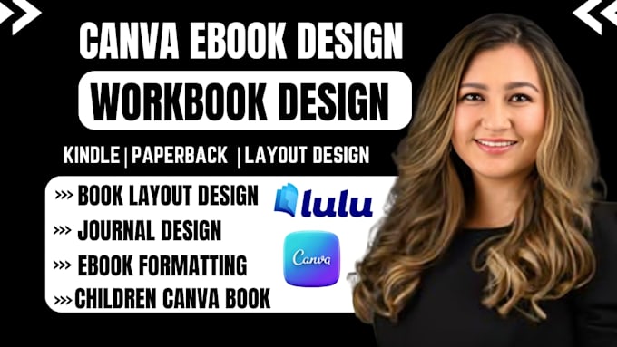 create children workbook formatting canva ebook design KDP book formatting