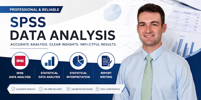 do spss data analysis, statistical interpretation and write report