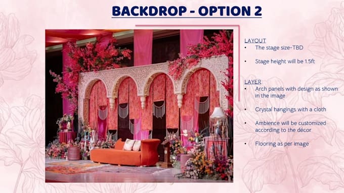 design luxury wedding and event planning presentations