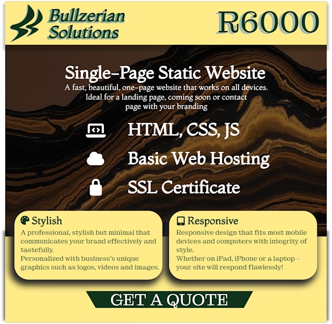 create a stylish static website