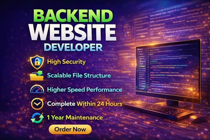 build secure, scalable and high speed backend API